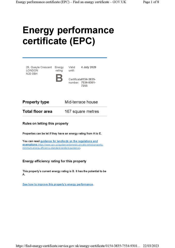 Energy Performance Certificate