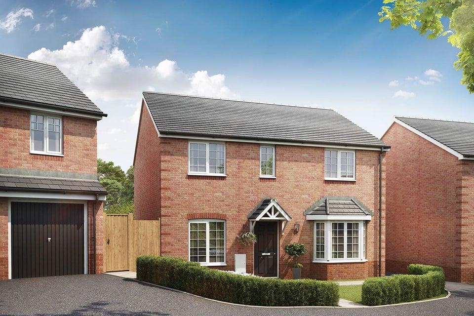 Plot 98, Perry Wood Walk, Worcester... 4 bed detached house £435,000