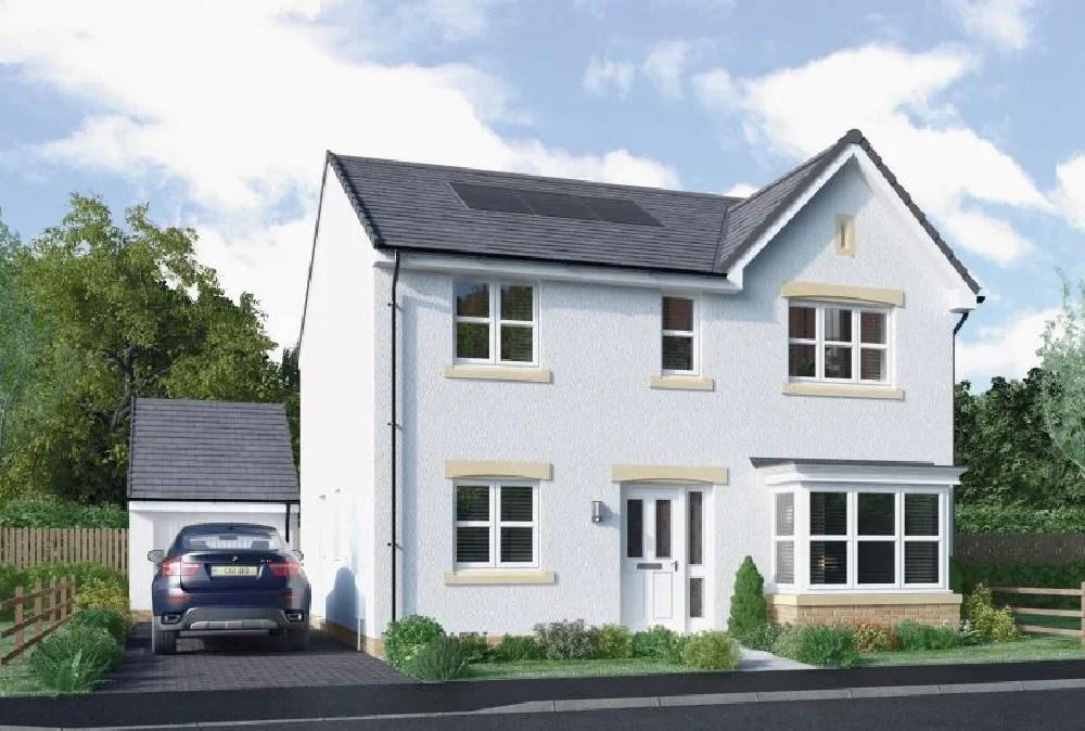 Lapwing Brae, Dunfermline, KY11 4 bed property with land £339,995