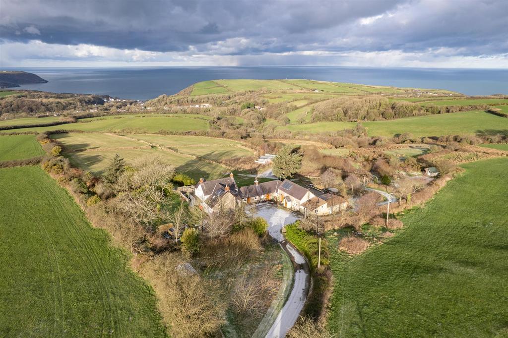 Tresaith, Aberporth, Tanygroes, Cardigan 8 bed property with land for