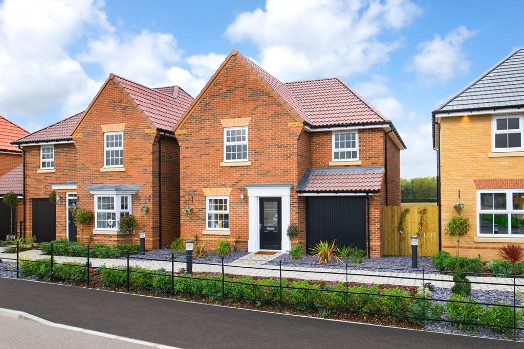 External of The Abbeydale Show home at Hesslewood Park