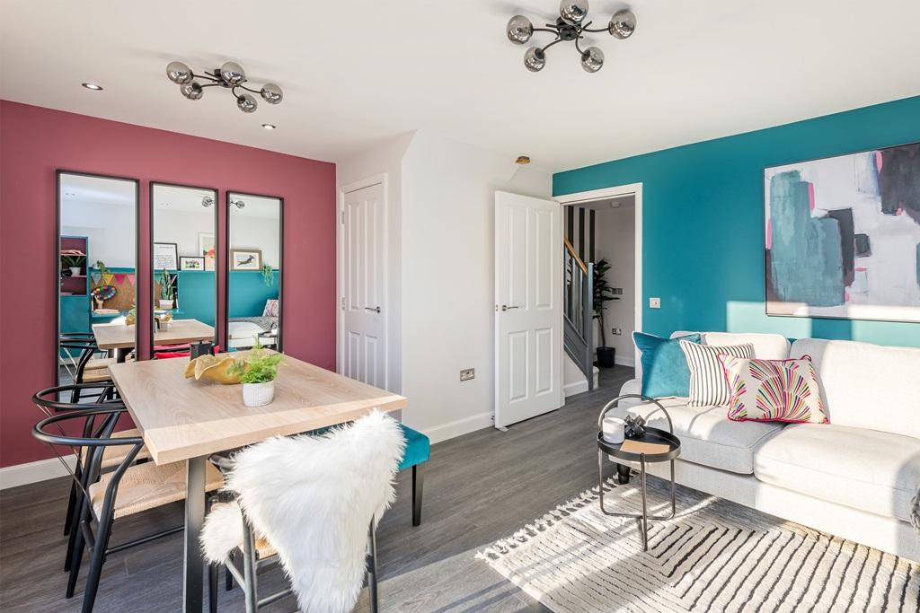 Lounge in Ashworth show home