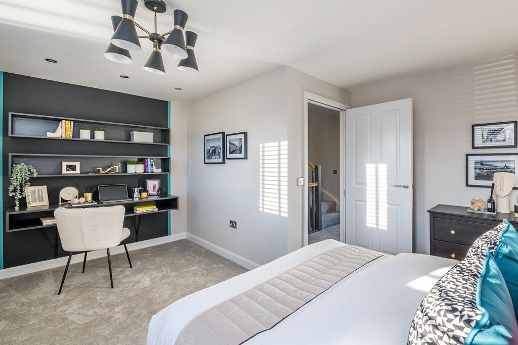 Bedroom in Ashworth show home