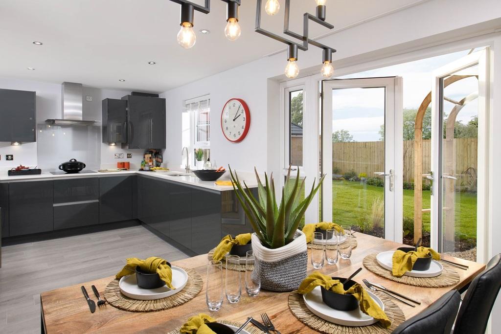 Kitchen diner in The Kingsley 4 bed Show Home