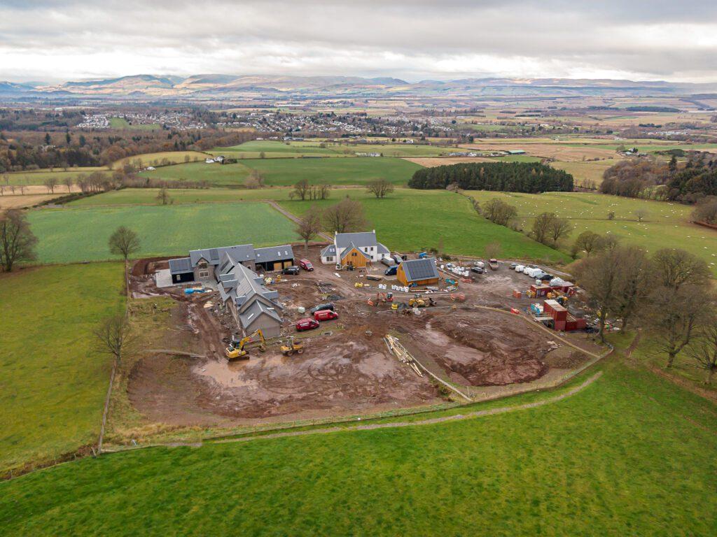 2 Eind Farm, Auchterarder, PH3 1PR 4 bed property with land for sale