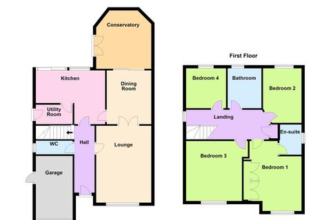 4 bedroom detached house for sale - Fairwater Close, Evesham