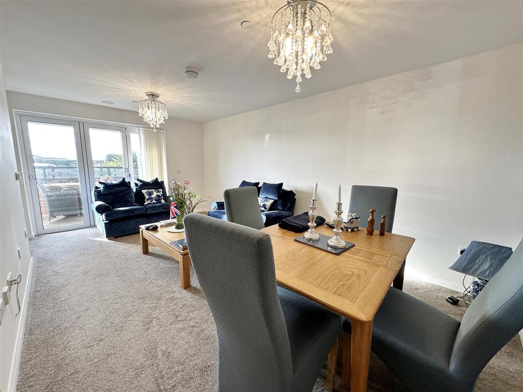 Lounge with dining area