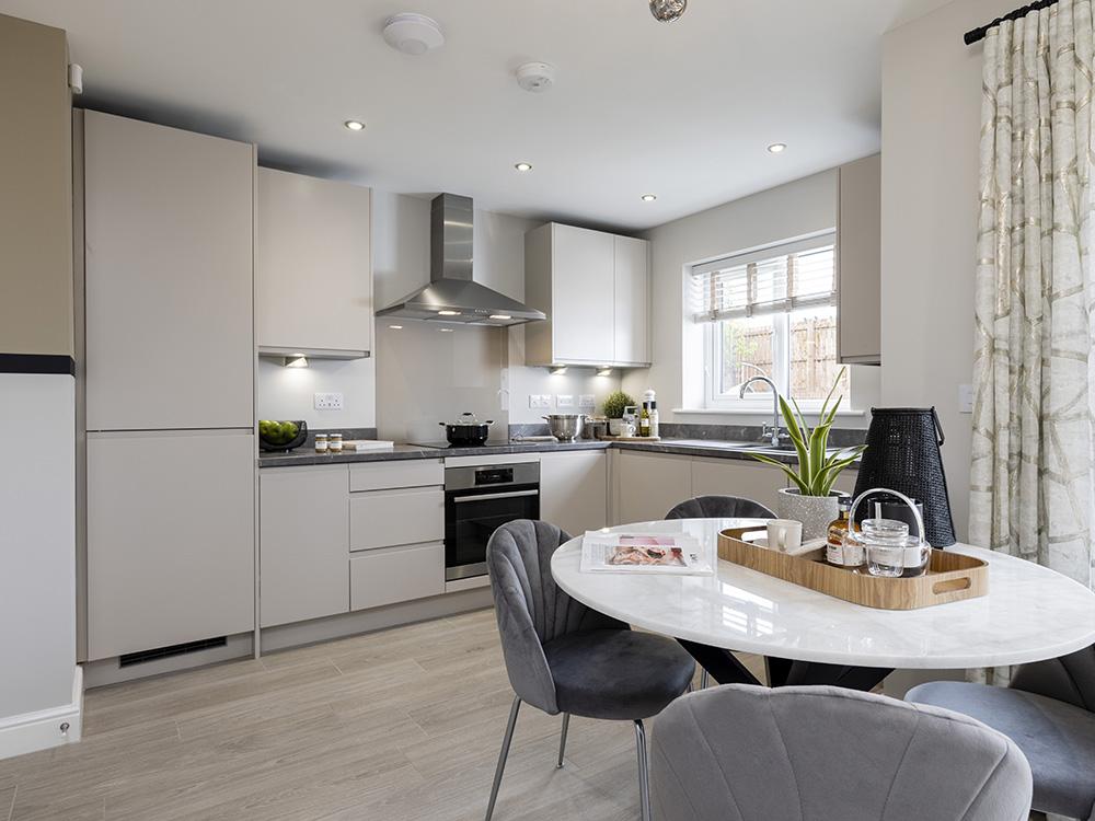 Choice of kitchen with integrated appliances