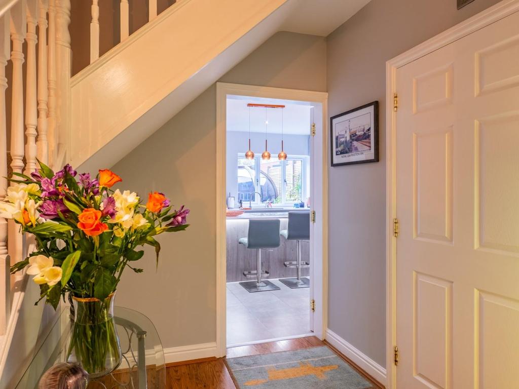 Spacious reception hallway