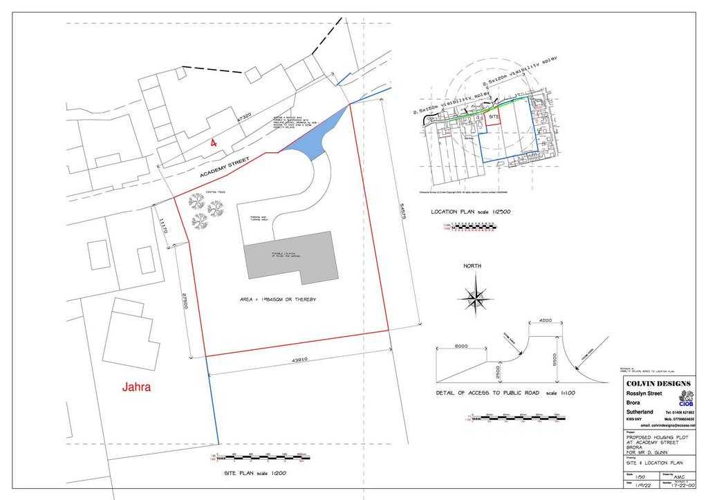 House Plot Academy Street, Brora Sutherland KW9 6 4 bed property for sale £85,000