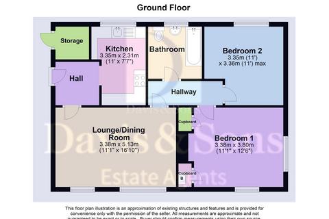 2 bedroom ground floor flat for sale, Holly Road, Risca, Newport. NP11 6HY