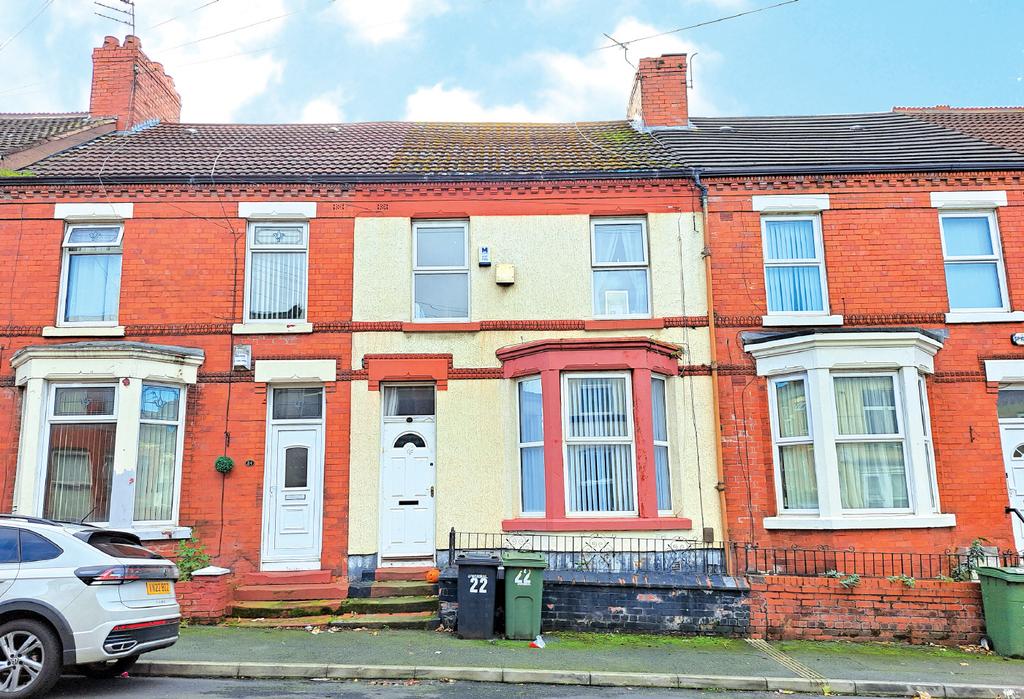 22 Larch Road, Birkenhead 3 bed terraced house £40,000