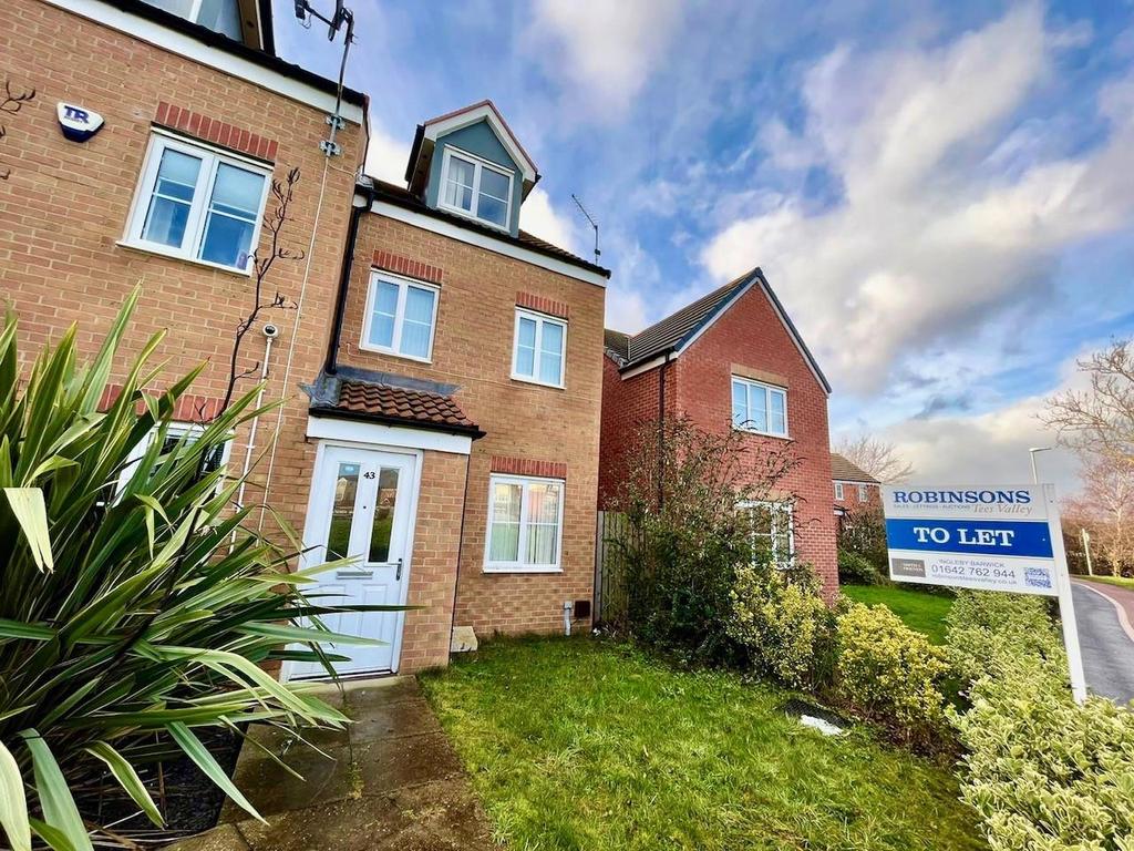 Bancroft Drive, Ingleby Barwick 3 bed end of terrace house £795 pcm