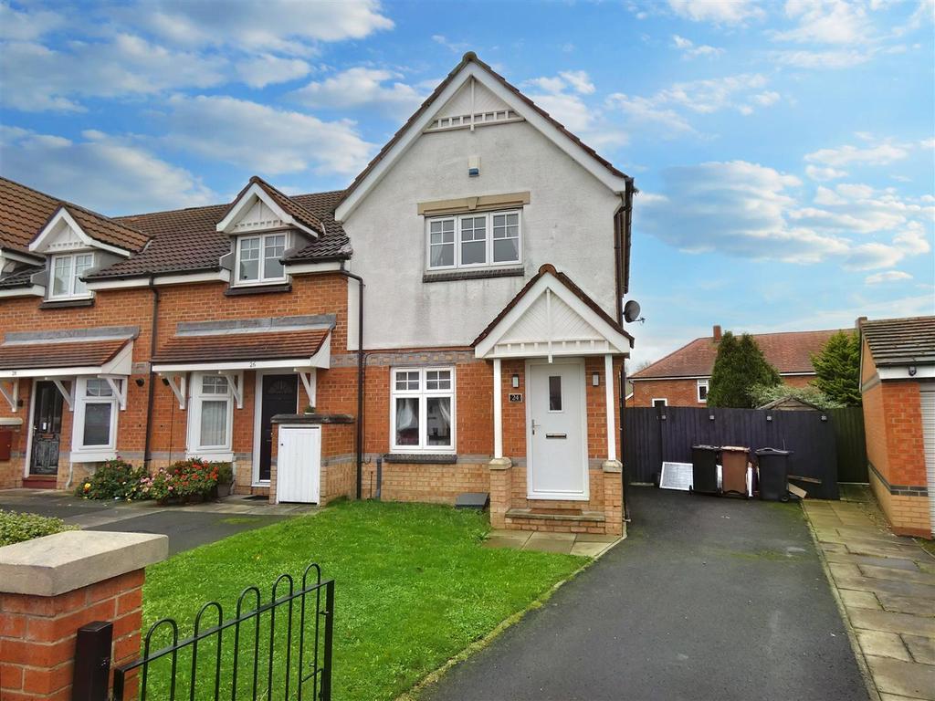 Oakham Gardens, North Shields 2 bed end of terrace house for sale £