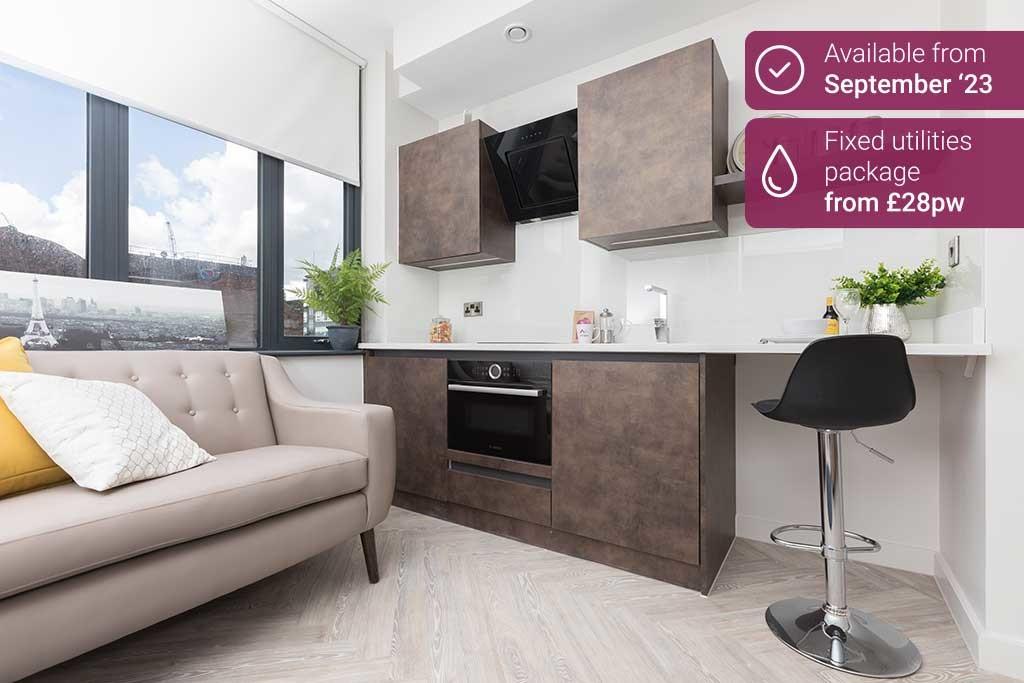 Little Lever Street, Studio apartment Studio to rent £810 pcm (£187 pw)