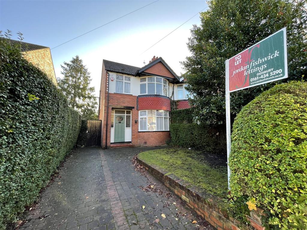 Old Lansdowne Road, West Didsbury 3 bed semidetached house £1,550