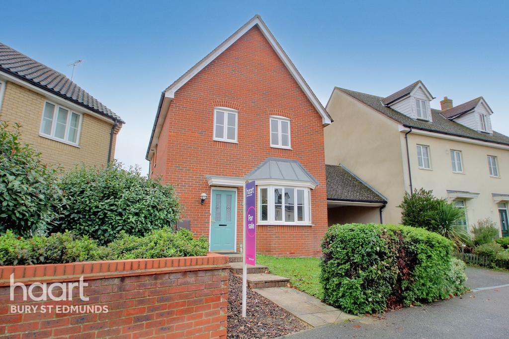 Turnstone Drive, Bury St Edmunds 3 bed link detached house for sale £