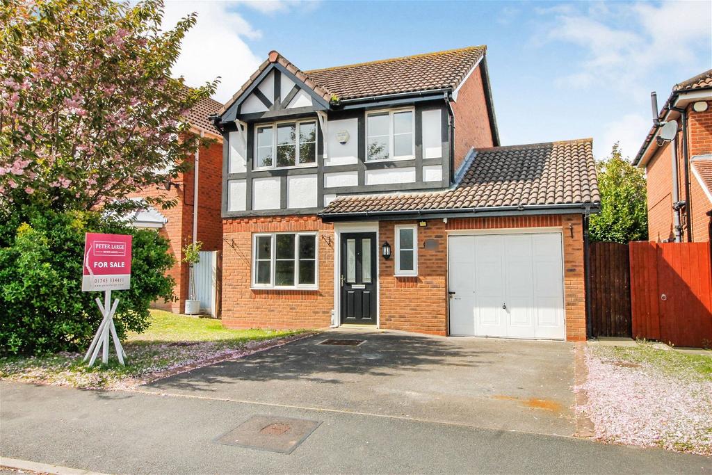 Lon Hafren, Rhyl, Denbighshire 3 bed detached house for sale £240,000