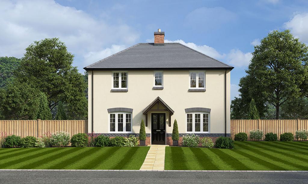 Plot 291, The Stanton at St Marys... 4 bed semidetached house £345,000