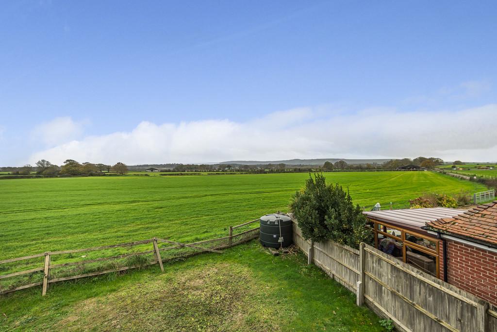 Rear Garden and view over countryside