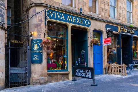 Restaurant for sale, Viva Mexico 41 Cockburn Street, Edinburgh, EH1 1BS