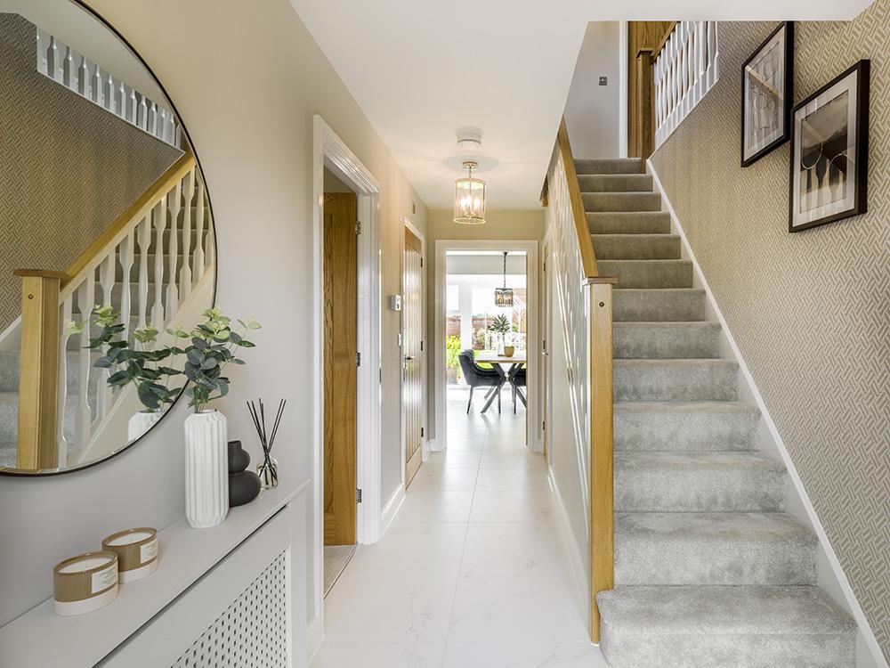Spacious entrance hallway
