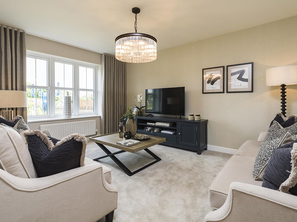 Spacious lounge