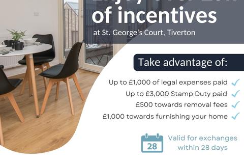 1 bedroom apartment for sale - St George's Court, Tiverton