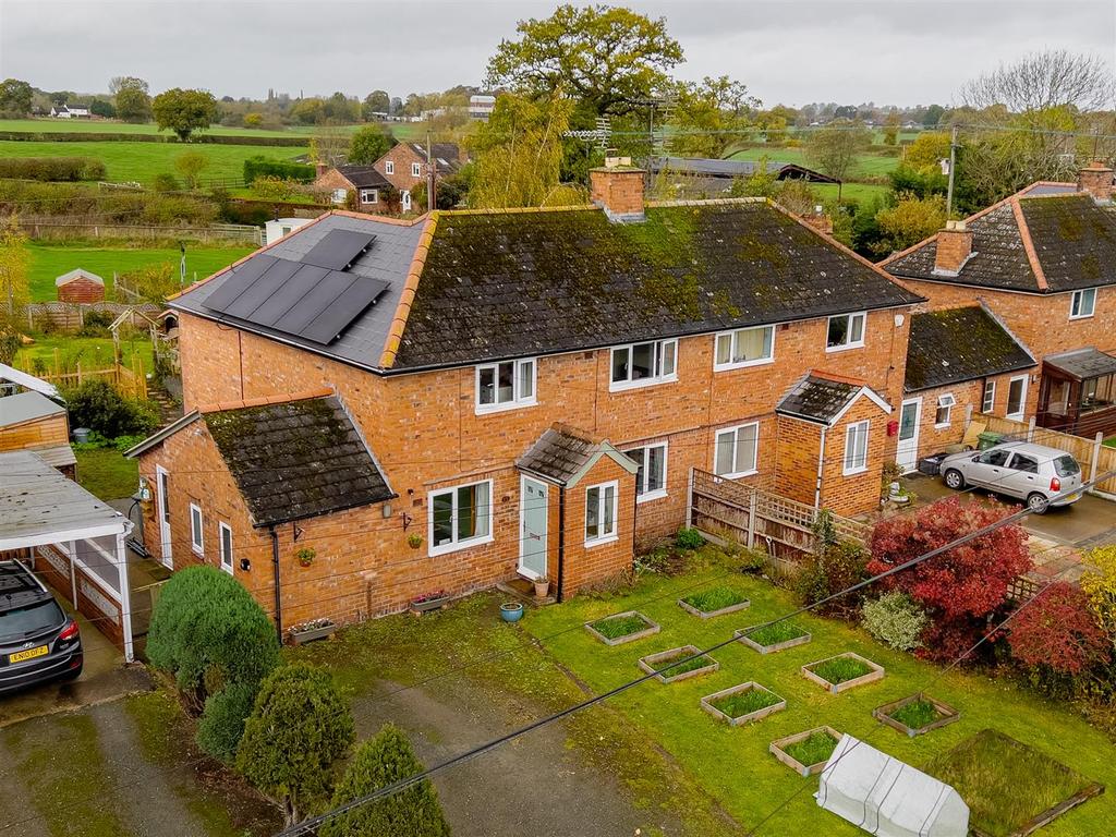 Aston, Nr Wem. 4 bed semidetached house £295,000