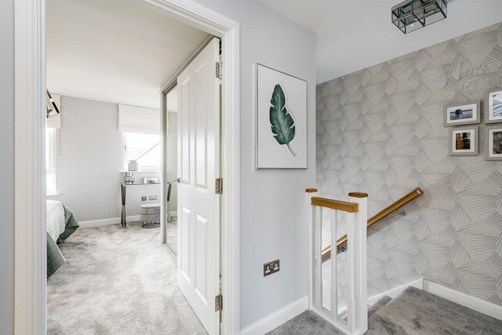 Landing in three bedroom home