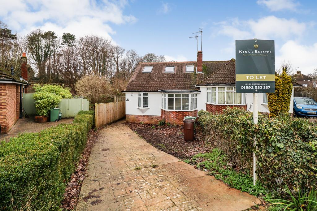 Cavendish Drive, Tunbridge Wells 4 bed semidetached bungalow £2,250