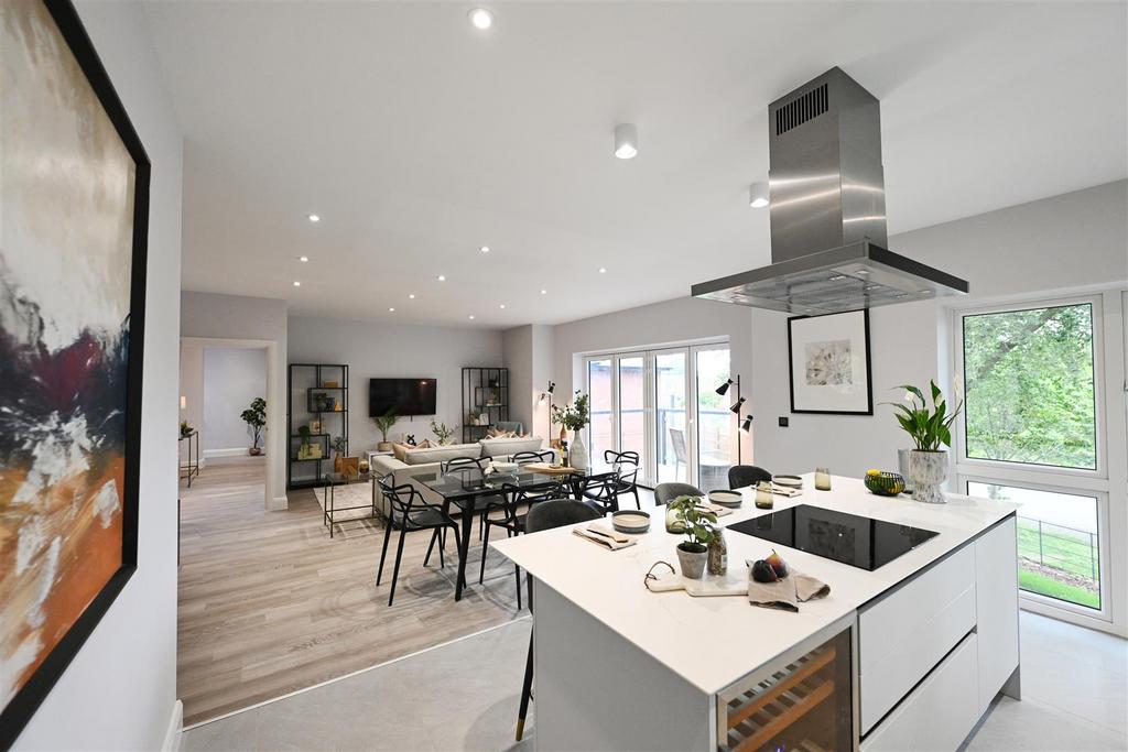 Abbotts Court Open plan living Kitchen to Lounge.j
