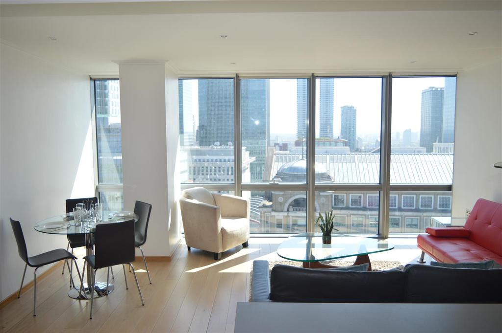 1 West India Quay, 26 Hertsmere Road... 1 bed apartment £2,500 pcm (£