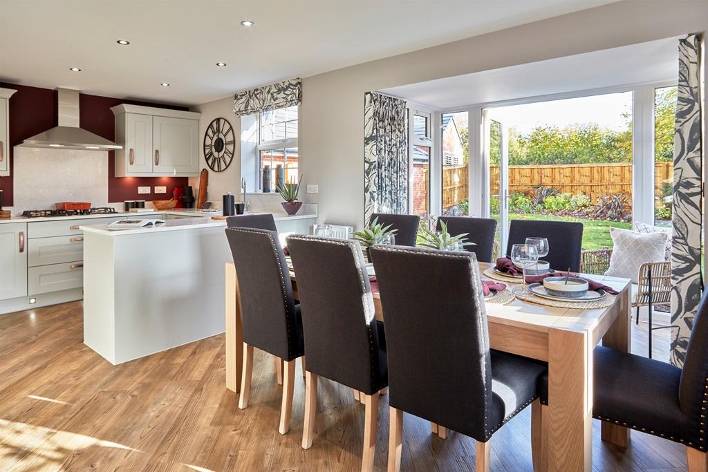 Open plan kitchen in the Hollinwood 4 bedroom home