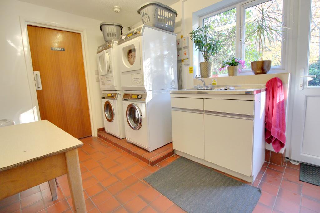 Communal laundry room