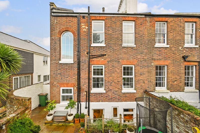 Rear of property