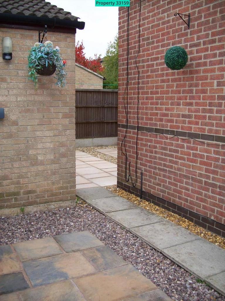 Access to rear area and garage