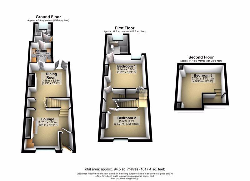 Dudley Street, Warrington, WA2 2 bed terraced house £132,000