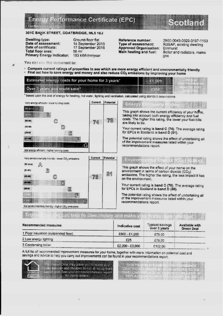 EPC Certificate