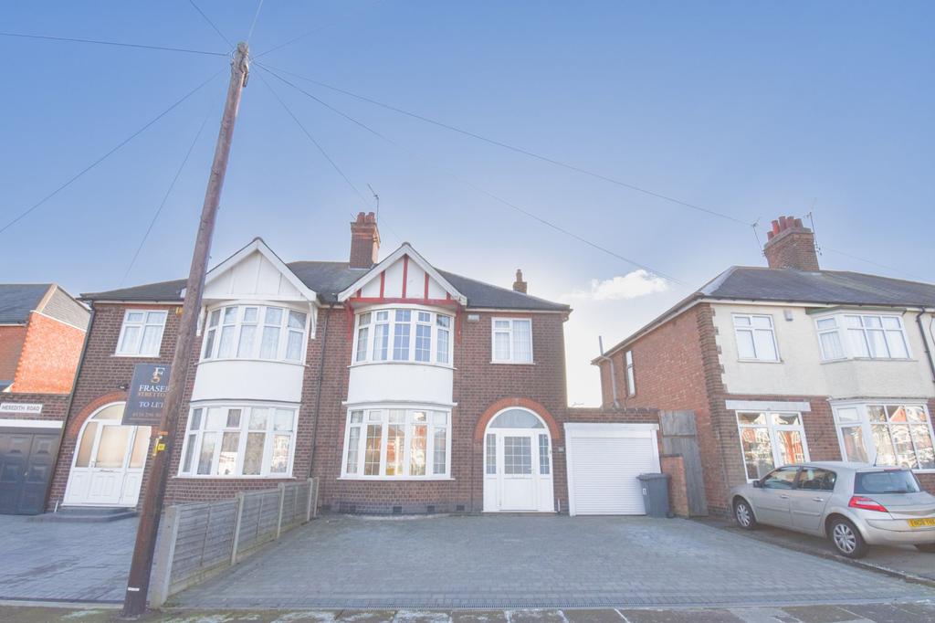 Meredith Road, Leicester 3 bed semidetached house £1,000 pcm (£231 pw)