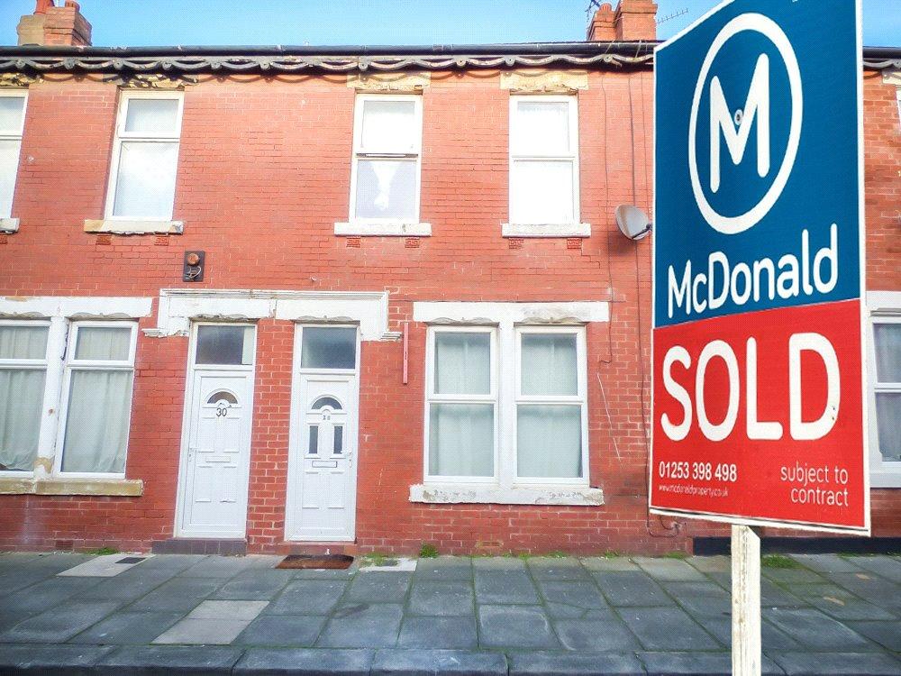 Bagot Street, Blackpool, Lancashire 2 bed terraced house £79,950