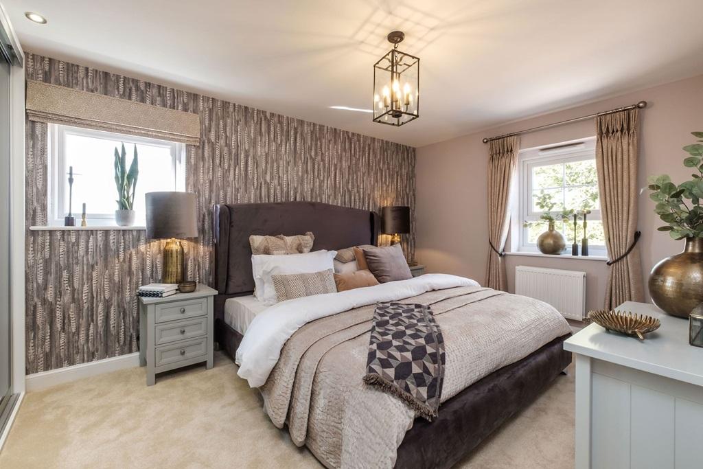Interior view of our 4 bed Alderney master bedroom