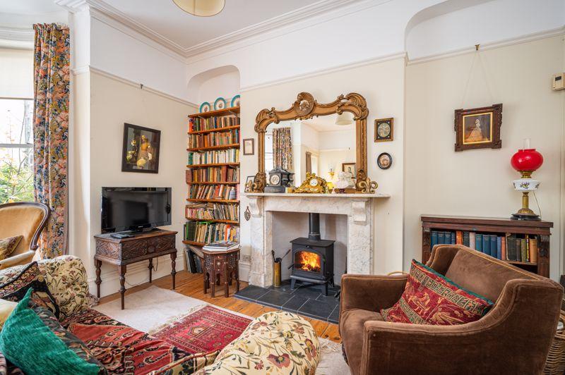 Marble fireplace...