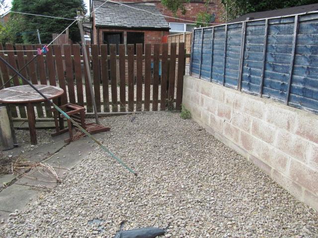 Rear garden