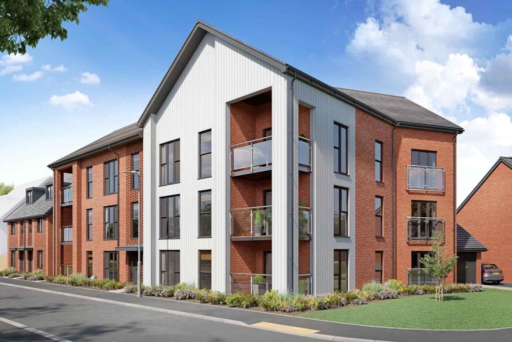 Waxwing House - Plot 193 at Woodlands... 2 bed apartment - £255,000