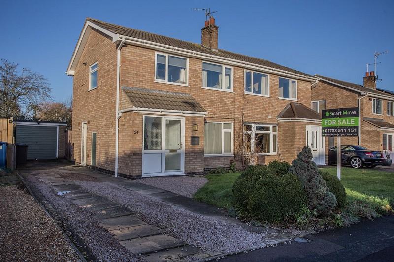 Norman Drive, Stilton, Peterborough, Cambridgeshire. PE7 3RS 3 bed semi