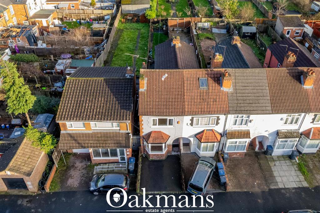 Bromyard Road, Birmingham 3 bed end of terrace house £175,000