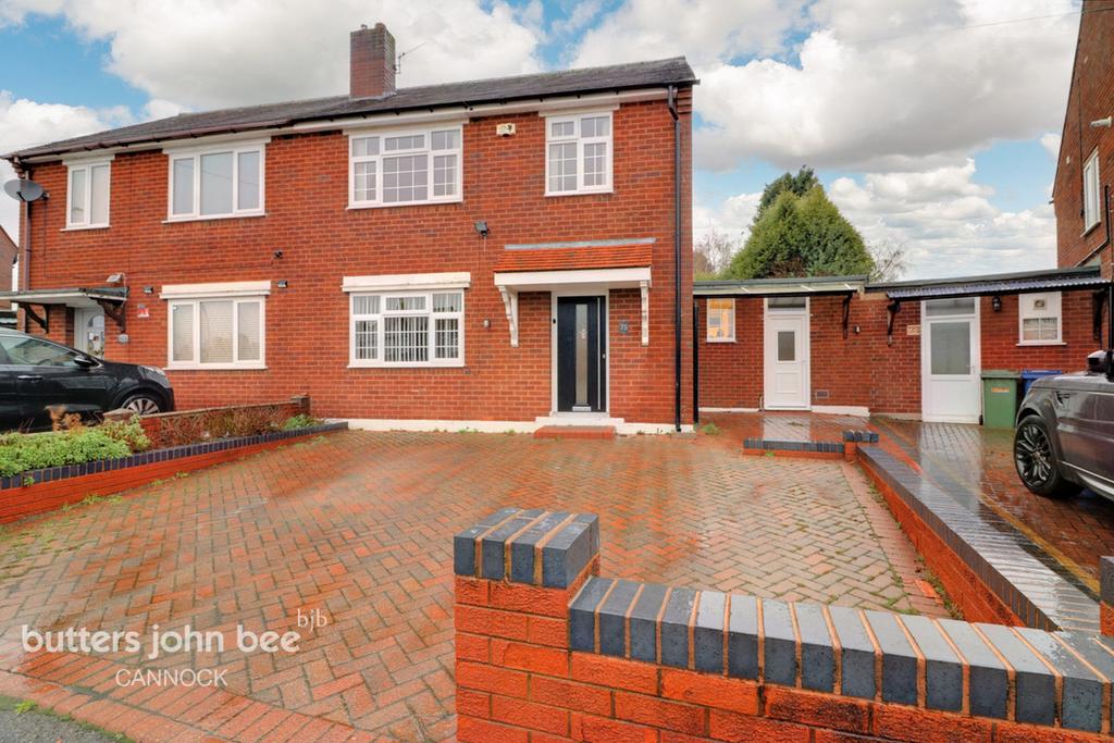 Mosswood Street, Cannock 3 bed semidetached house for sale £220,000