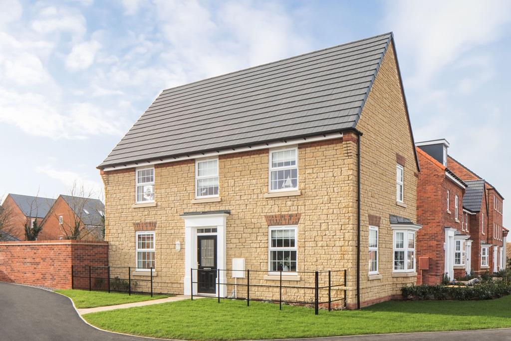 Outside view of the Cornell 4 bedroom detached...