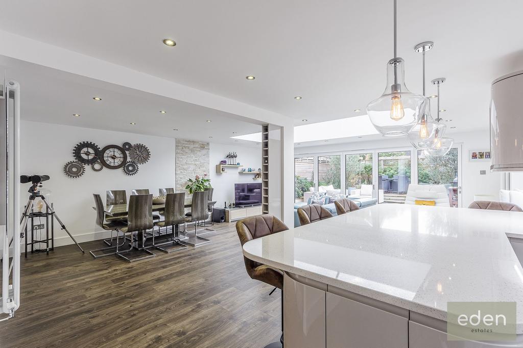 Kitchen/sitting/dining room
